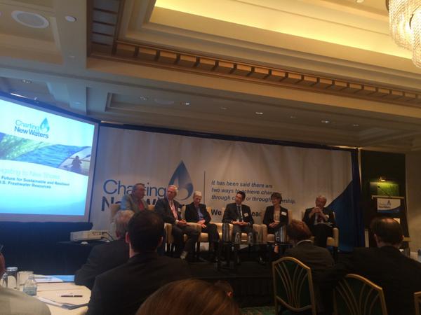 Great panel discussion from <a href="/TJFWingspread/">Johnson Foundation</a>. Water-Energy-Food nexus at the heart of discussion.