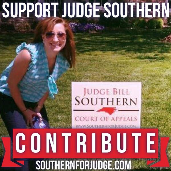 JudgeSouthern's tweet image. Support Judge Southern by contributing today! southernforjudge.com/contribute #southern4judge #NCJudges14