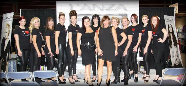 lanzahaircare's tweet photo. L'ANZA GOING #LanzaBIG at ABA Calgary with #Healingartist Amanda MacDougall and @Amyhair 
#abacalgary #Lanzaeducation http://t.co/k2mMjFf0BZ