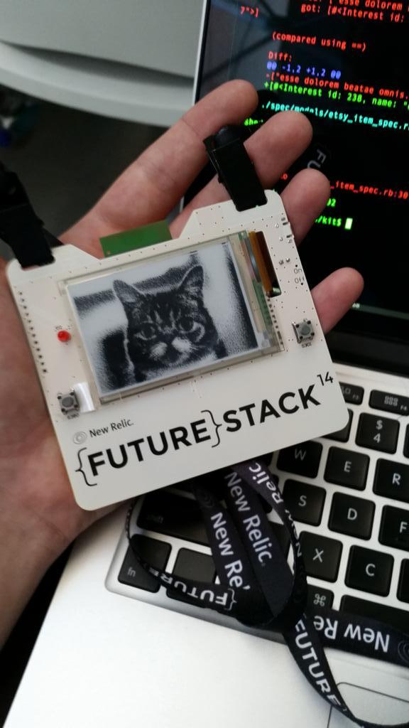 sealabcore's tweet image. Cat badge #fs14 #futurestack14