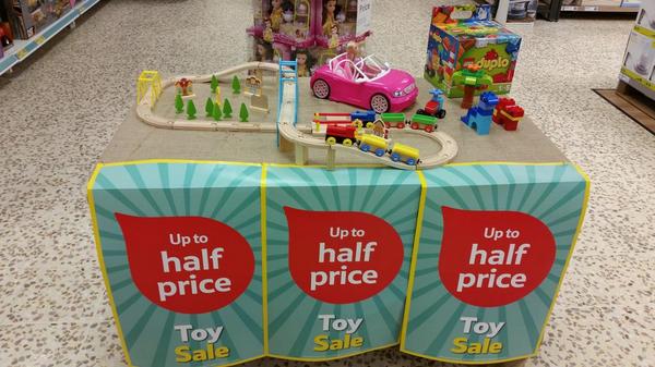 Half price toys #trybeforeyoubuy, kids (and some Dads) loving our toy table in <a href="/3074Extra/">Quedgeley Extra 3074</a>