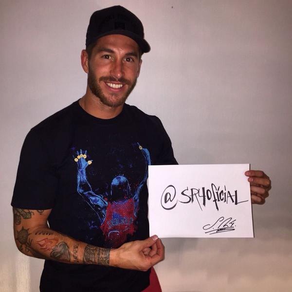 SergioRamos's tweet photo. Bienvenidos a mi instagram. Seguidme..!! Welcome to my instagram. Follow me..!! http://t.co/HjdAi5Yk19