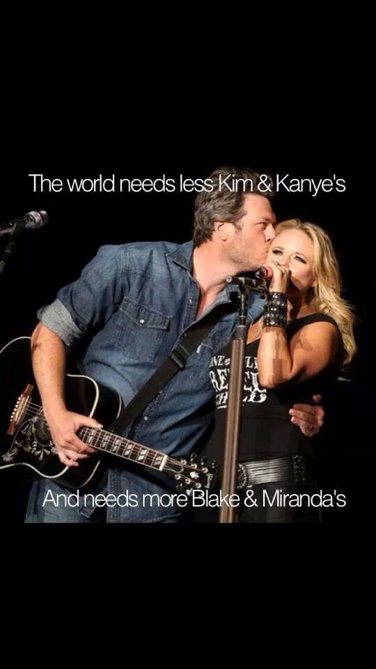 LAWillan's tweet photo. So true @blakeshelton @mirandalambert http://t.co/qXUUWGGzRg