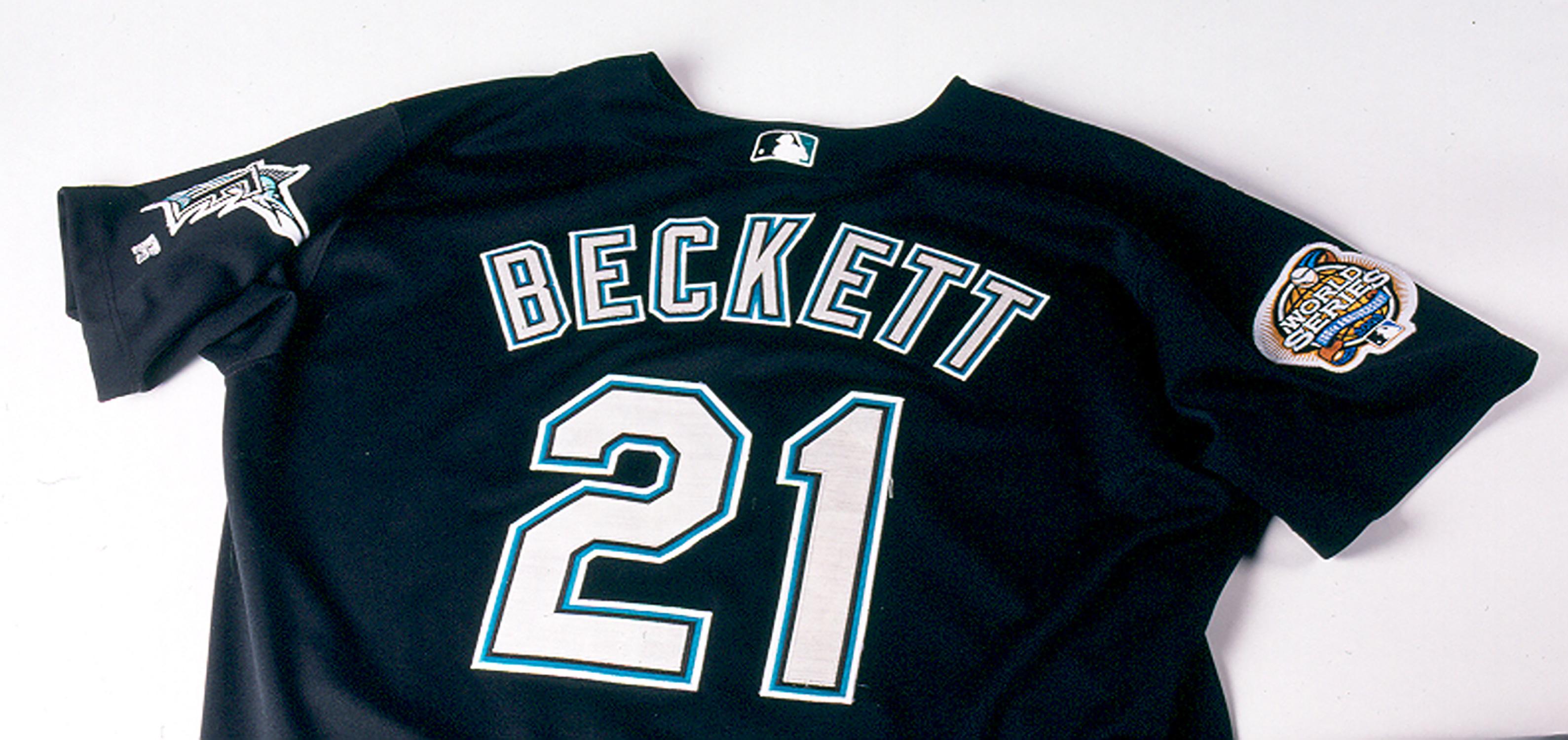 National Baseball Hall of Fame and Museum ⚾ on X: Congrats to Josh Beckett  on his retirement! The 2003 #WorldSeries MVP donated #Marlins jersey to the  Museum.  / X