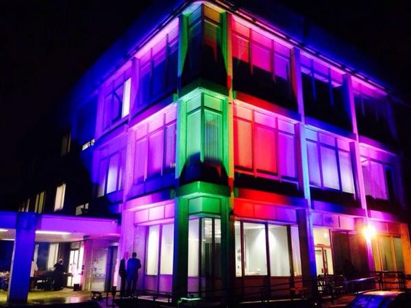 NeoNeonUK's tweet photo. Stunning illumination project using Neo Neon Variflood Architectual Lighting luminaires. http://t.co/IKSKYRZACA