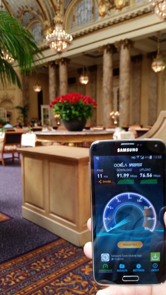 davwrigh's tweet photo. Upscale HS2.0 Wi-Fi for an upscale hotel. #WGCSFO at the Palace. @ruckuswireless @WBAlliance http://t.co/nEFfhKisJO