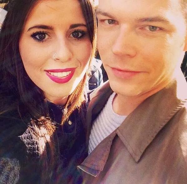 THCanada's tweet image. Georg with a fan in Paris :)