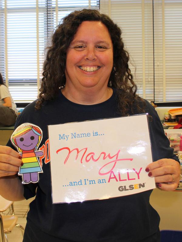AllietheAlly's tweet photo. Blake A4E Celebrates #GLSEN and Ally Week! #allyweek #betterallies #AllietheAlly http://t.co/aDcZeNH6kz