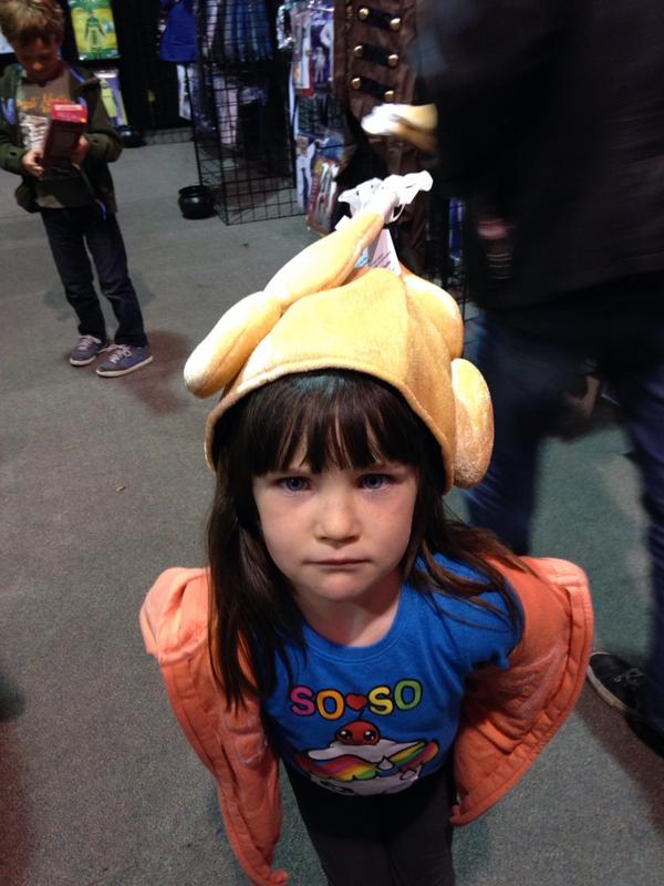 kerrisalki's tweet photo. Turkey head #thanksgiving http://t.co/tv51mfeIqB