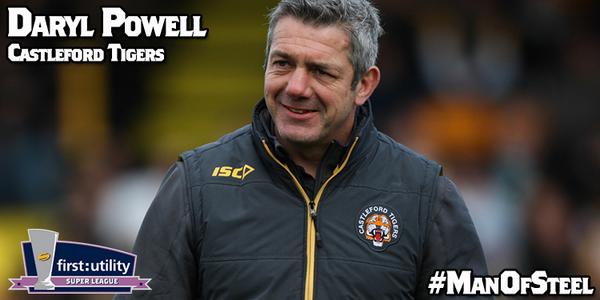 Betfred Super League (@superleague) on Twitter photo The @First_Utility #superleague Coach of the Year is...Daryl Powell of <a href="/CTRLFC/">Castleford Tigers</a> #ManOfSteel The @First_Utility #superleague Coach of the Year is...Daryl Powell of <a href="/CTRLFC/">Castleford Tigers</a> #ManOfSteel