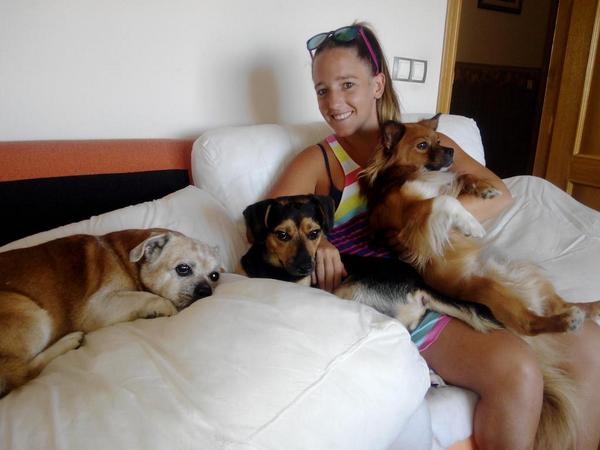 Claugeme's tweet photo. Me costaría la vida si le pasase algo a mis gordos. Os quiero muchísimo. Que en paz descanse Excalibur http://t.co/1ahBYN2K2F