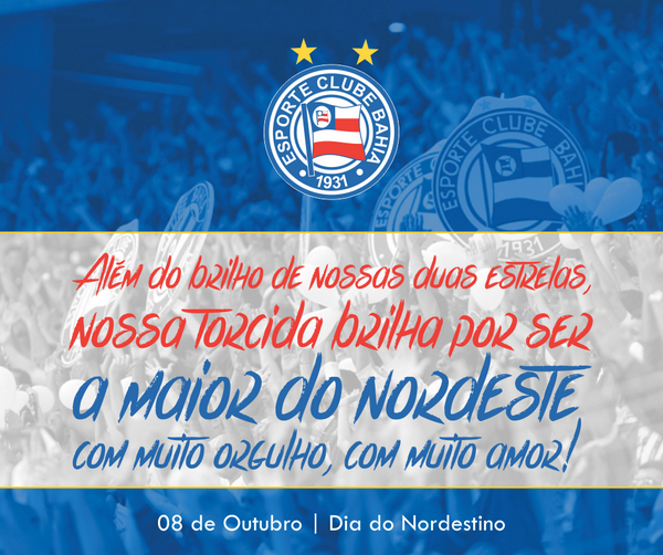 Homenagem  Notícias Esporte Clube Bahia