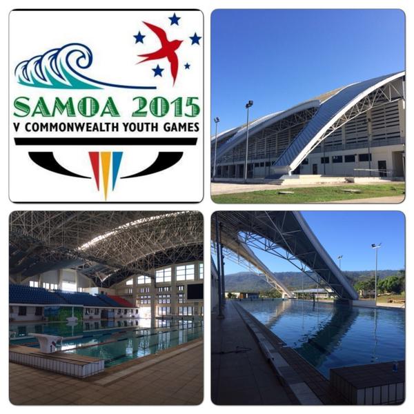 CommGamesAUS's tweet photo. #SamoaCYG2015: Great venue for the Swimming competition http://t.co/Kn19c0z170 http://t.co/qpMpN5mupc