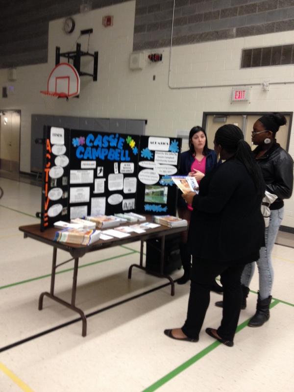 james_potter_ps's tweet photo. Thank you Casi Cambell for stopping by the #jpopenhouse to share what's happening in our community http://t.co/vPzcqVjA3R