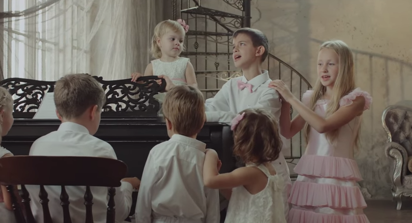 Russian children celebrated Putins birthday with an extremely creepy music video:  