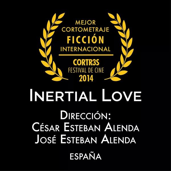 COR3fest's tweet photo. INERTIAL LOVE, Mejor cortometraje de ficción internacional. http://t.co/BI69uwSnil