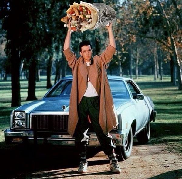 chrissysith's tweet photo. @BlakeJarrell crushing it #chipotleswag http://t.co/3MwFareWov