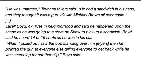 MikePrysner's tweet photo. Jesus this just happened in St Louis... And just days before the National March in #Ferguson. #shawshooting http://t.co/FGZ0jYPBAT
