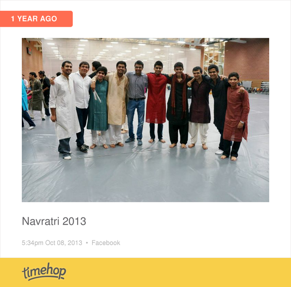 ladwakart's tweet image. Exactly 1 year ago today! (via @timehop) timehop.com/c/ftp:10151904…