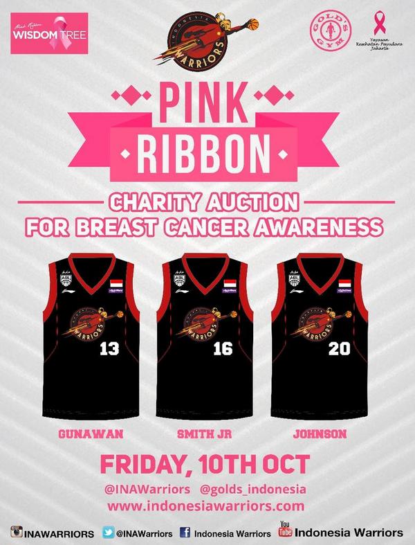 Join up our Pink Ribbon Charity Auction for Breast Cancer Awareness tomorrow starts at 5PM! #WarriorsDay