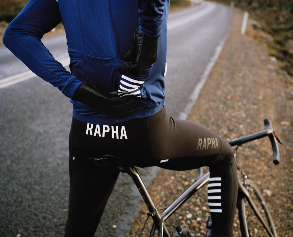 RAPHA　RCC プロチームウィンタータイツWithパッド　Sサイズ