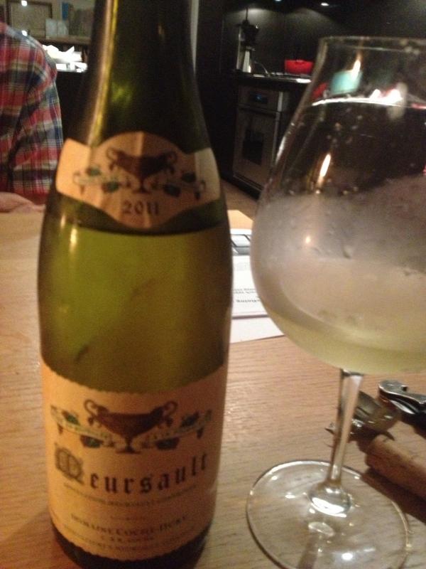 Coche-Dury Meursault. Great way to start heading into a great weekend of wine and Ducks/UCLA football in LA