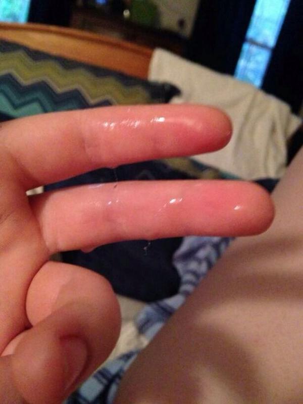 Cum On Her Fingers 77