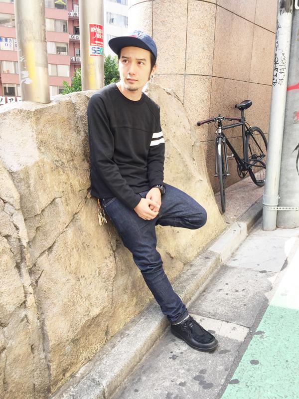 ONELOCK_jp's tweet image. 【ONELOCK style】
Football sweat [M]
Tapered denim [S]
Model 168cm

#ONELOCK #コーデ #スト系