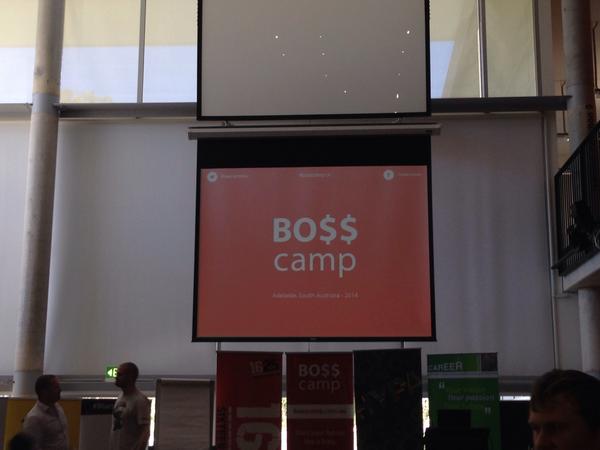 DavidMcAfee42's tweet photo. It’s time! Time for presenting!!! Get excited!! @BossCampAU #BossCamp14 Go PushPay by TrolleyTech! Present #likeaboss http://t.co/Zq5rLrNI2V