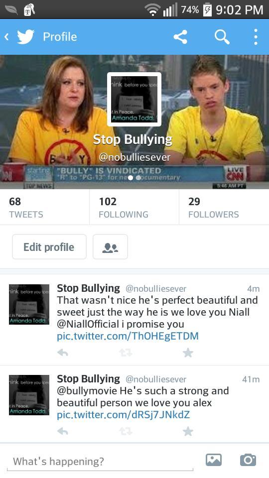 BullySave tweet picture