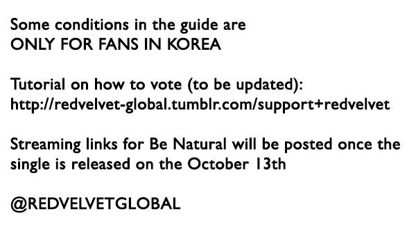 [GUIDE] #레드벨벳 Red Velvet 비내추럴 #BeNatural Comeback - How The Scores Are Counted