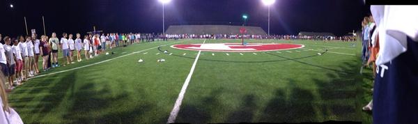KMcManigle's tweet photo. FIELDS OF FAITH 2⃣0⃣1⃣4⃣ #findyourself #billiestadium #firstpersonperspective #FOF14 http://t.co/vg0Nf6tbCC