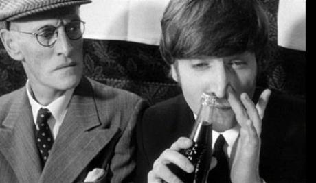  Happy Birthday John Lennon! We leave you with a rare picture of him sniffing coke. :P 