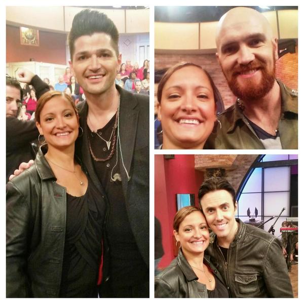 _This_Is_Love_'s tweet photo. Thank you @RachaelRayShow!!! @thescript @TheScript_Danny 😀 #rrshow #thescriptonRR #TheScriptFamily #Superheroes http://t.co/Cb5PuTNNH1