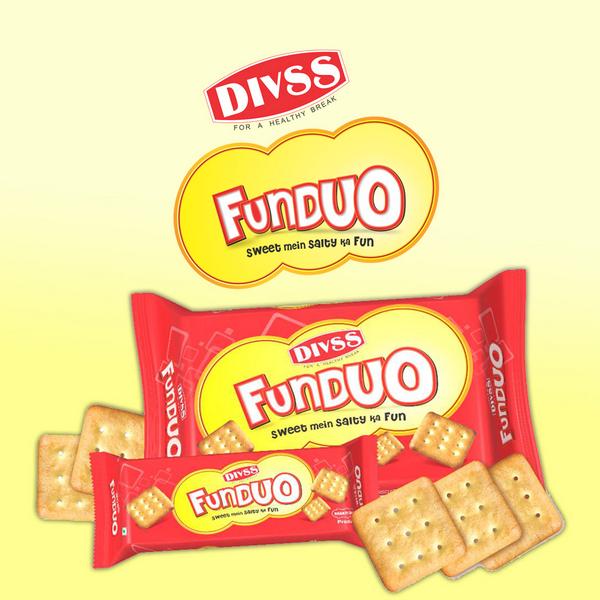 MYDIVSS's tweet image. #Divss #Funduo is a pack of square shaped light biscuits. It is a perfect mix of the “sweet and salty”...read more