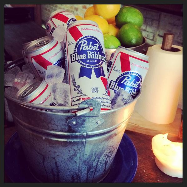 We love PBR so much, we want you to enjoy a pint tinnie for $6. #bluebonnetbbq