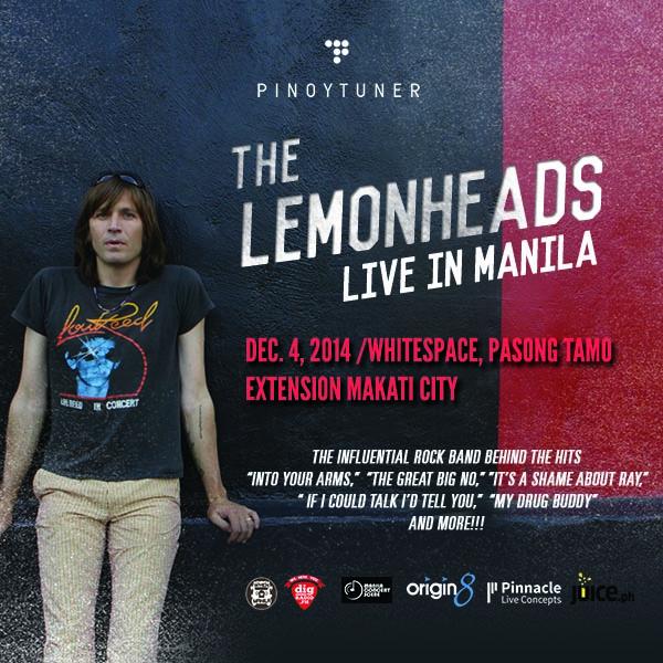 DigRadioPH's tweet image. IT'S ABOUT TIME... REALLY! @TheLemonheads : Live in Manila! EXTENDED PROMO! P500 off on both GOLD and SILVER tickets.