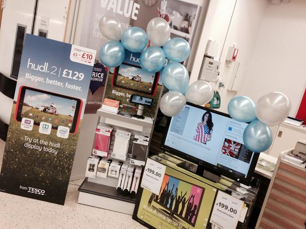 5148Tesco's tweet photo. Ready to Hudl in Burscough well done Shaun Great Display http://t.co/KbCoZuPMNu
