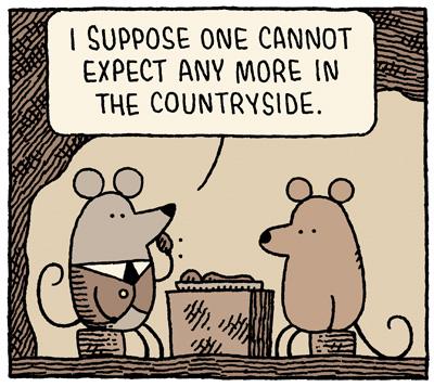 My cartoon adaptation of 'The Town Mouse and the Country Mouse' for Fable Comics is online:
http://t.co/vHoMUEqNrs