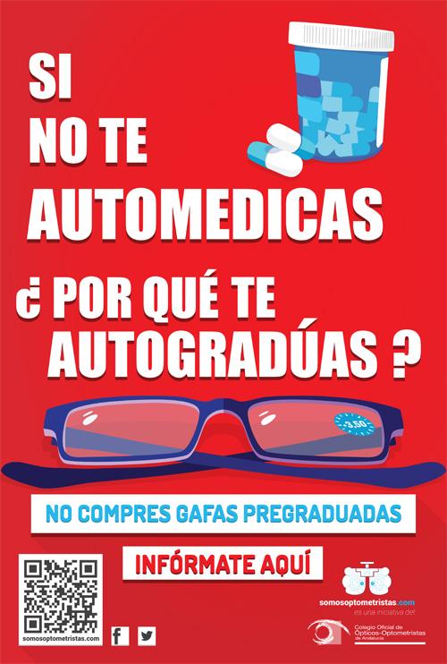 Si no te automedicas... ¿Por qué debería autograduarte la vista? ¡No utilices gafas de lectura pregraduadas!