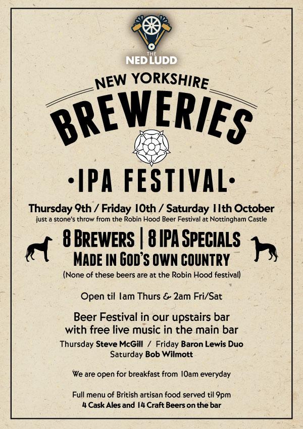 NedLuddNottm's tweet image. Our Yorkshire Breweries IPA Festival starts today! @TheHopStudio Vindya is our 4th to tell you about! more to come!