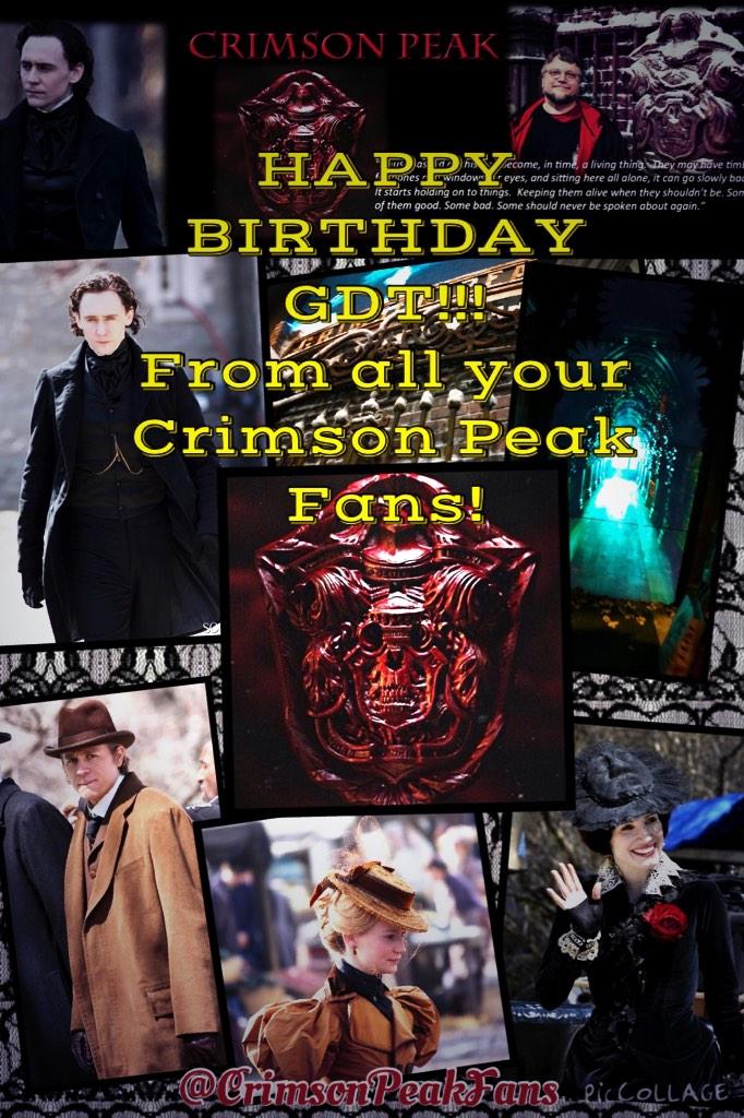  Wishing Guillermo Del Toro a very Happy Birthday from all of his Fans! 