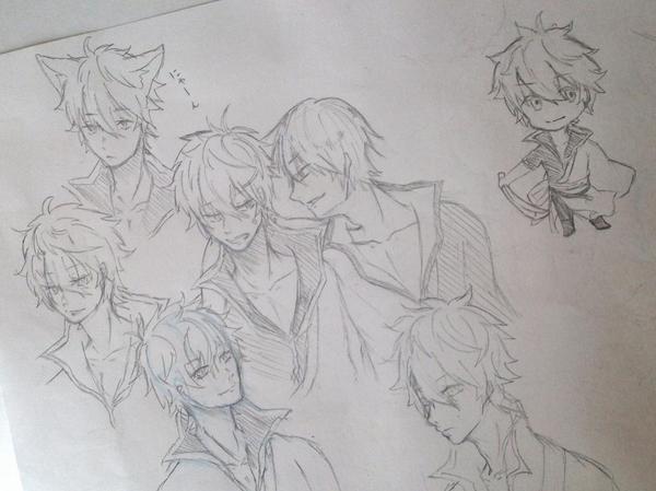 levans2_14gn's tweet photo. 銀時描きたかったけど描けなかったから過去絵でもあげとくww http://t.co/xA0o7eBtU4