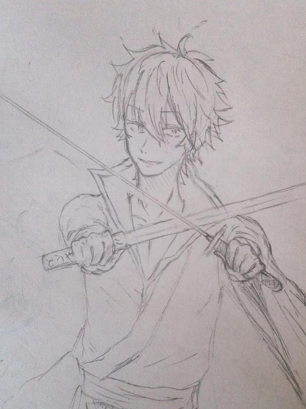 levans2_14gn's tweet photo. 銀時描きたかったけど描けなかったから過去絵でもあげとくww http://t.co/xA0o7eBtU4