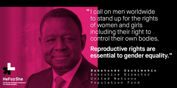 BabatundeUNFPA's tweet image. I challenge all men &amp;amp; boys to fight discrimination &amp;amp; injustice vs women &amp;amp; girls everywhere! RT! #heforshe @heforshe