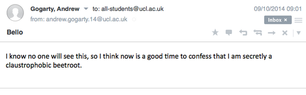 UCLBello's tweet photo. You've been exposed Andre, you naughty little root vegetable! #bello #bellogate http://t.co/FxfD9K4u0A
