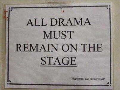 theatre_direct's tweet image. This seems like a sensible poster for dressing rooms... ;-)