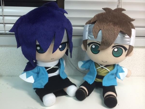 薄桜鬼ぬいぐるみシリーズ】斎藤＆藤堂の隊服ver.2のサンプルが届き