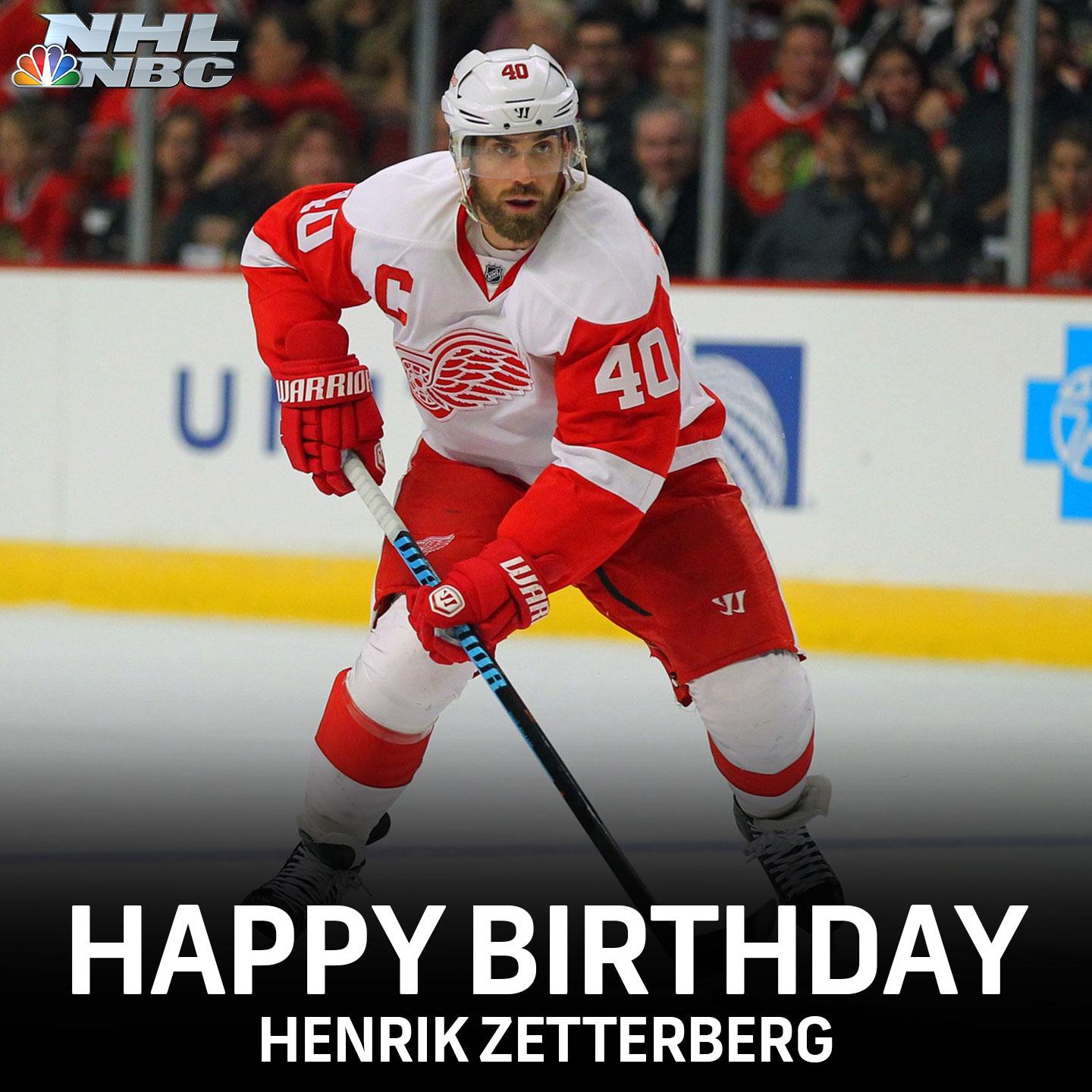 Happy Birthday Henrik Zetterberg! 