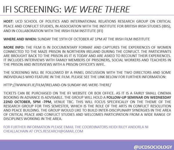 UCD Sociology tweet media